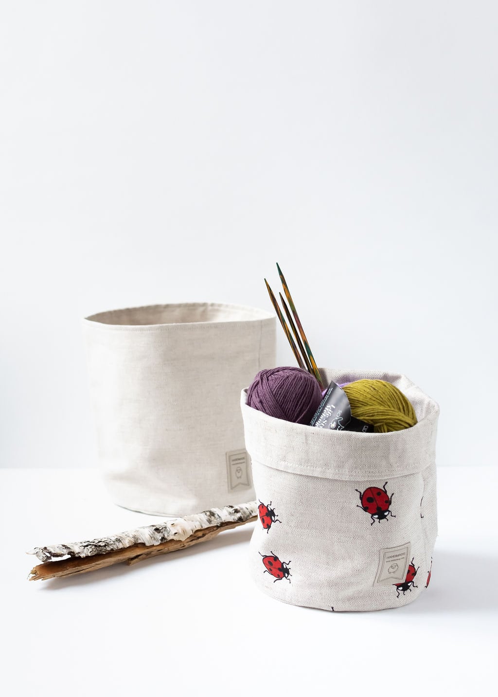 Project organiser, KIP bag, KIP box, Yarn storage, storage bin, fabric basket, fabric box, storage basket, home organisation