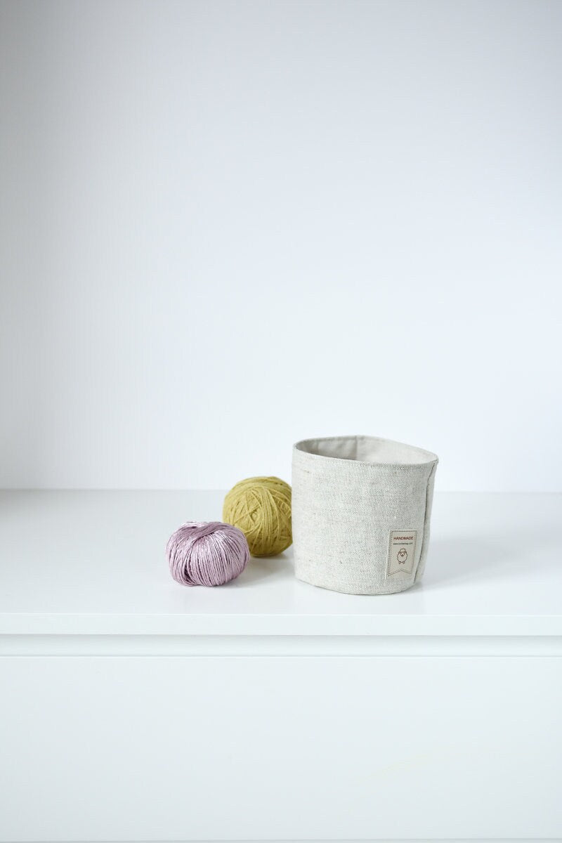 Project organiser, KIP bag, KIP box, Yarn storage, storage bin, fabric basket, fabric box, storage basket, home organisation