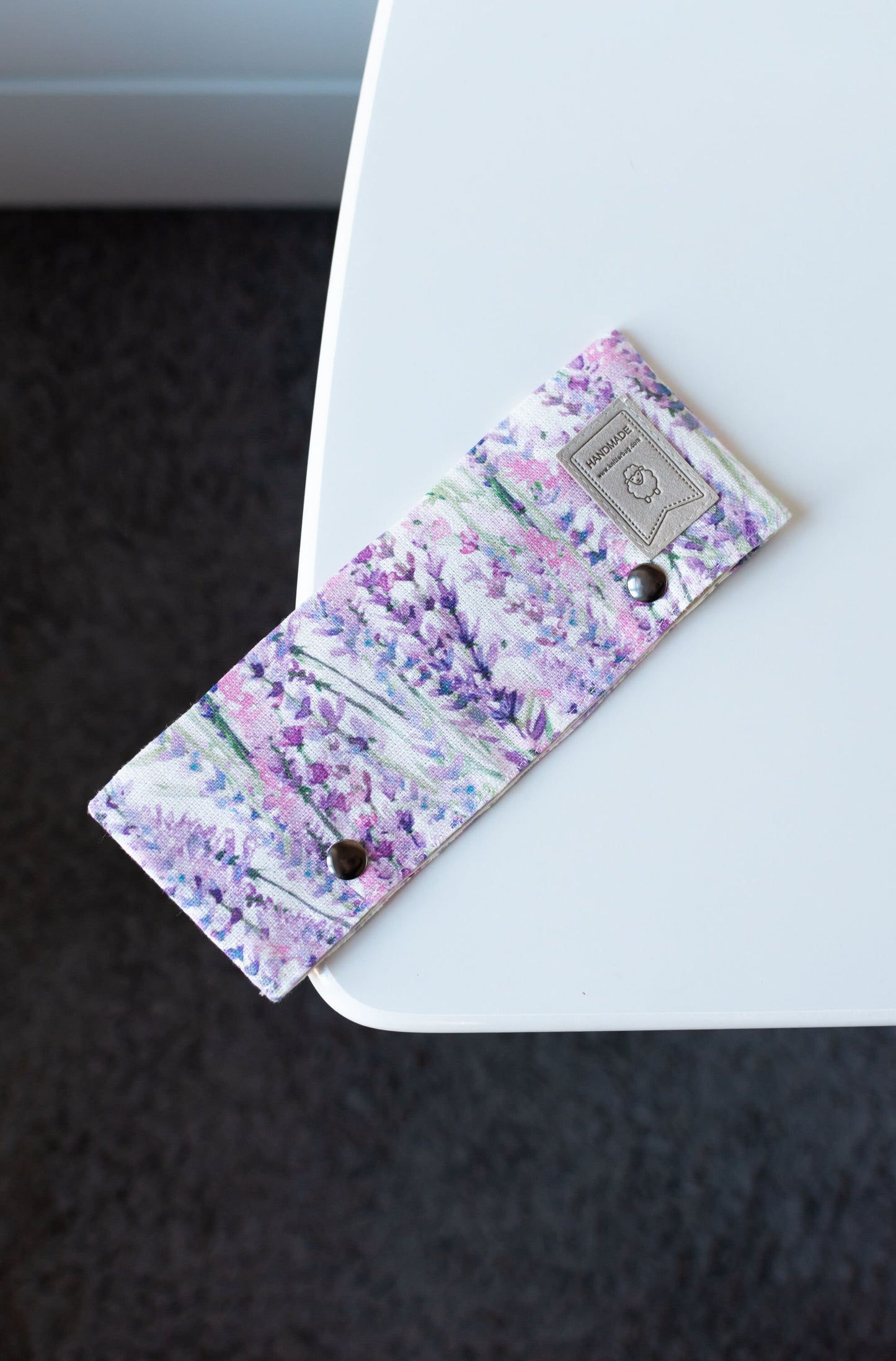 Linen DPN Cozy case, needle case, Knitting needle case, Needle cozy, Levanda pattern