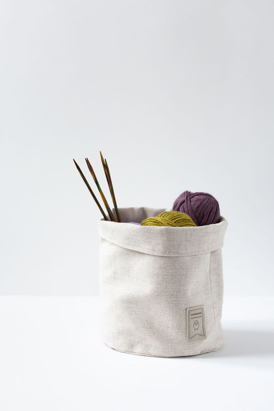 Project organiser, KIP bag, KIP box, Yarn storage, storage bin, fabric basket, fabric box, storage basket, home organisation