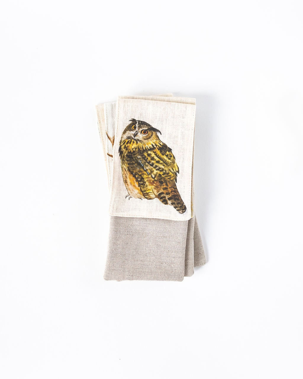 Needles, Crochets and Hooks Case. Knitting needle organizer case. Size: 4" x 9,2" (or 4" x 11"). Owl