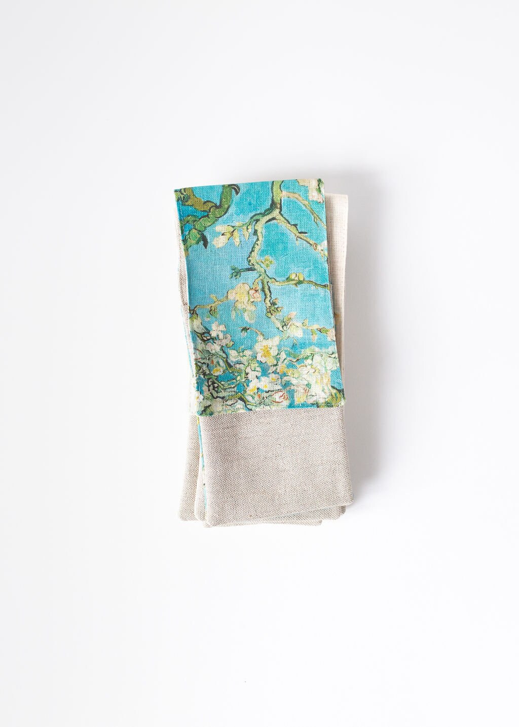 Almond Blossom by Vincent van Gogh print Knitting needle organizer case. Size: 4" x 9,2" (or 4" x 11"). Needles, Crochets and Hooks Case.