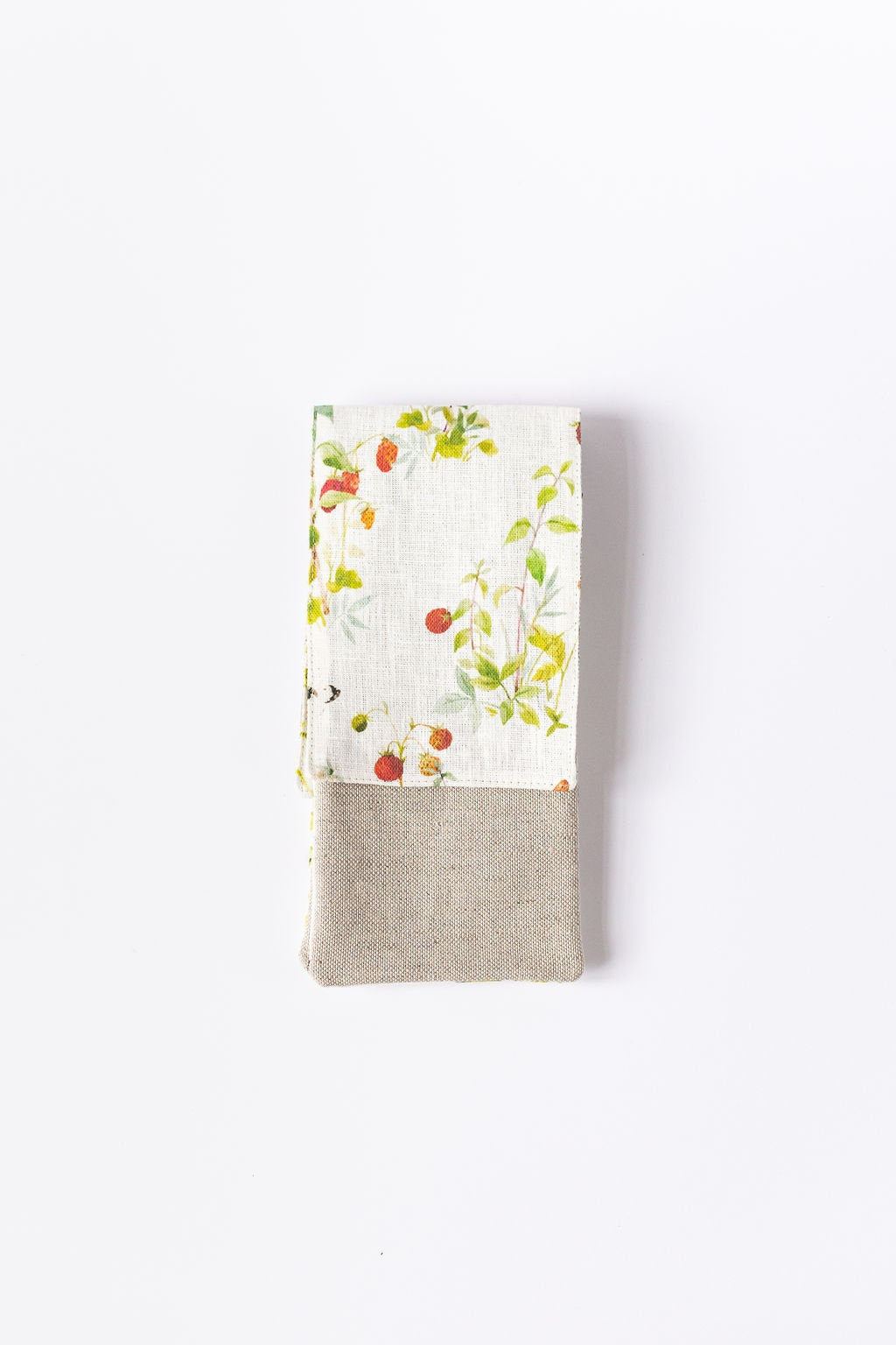 MINI Needle Case. Needles, Crochets and Hooks Case with stawberry print