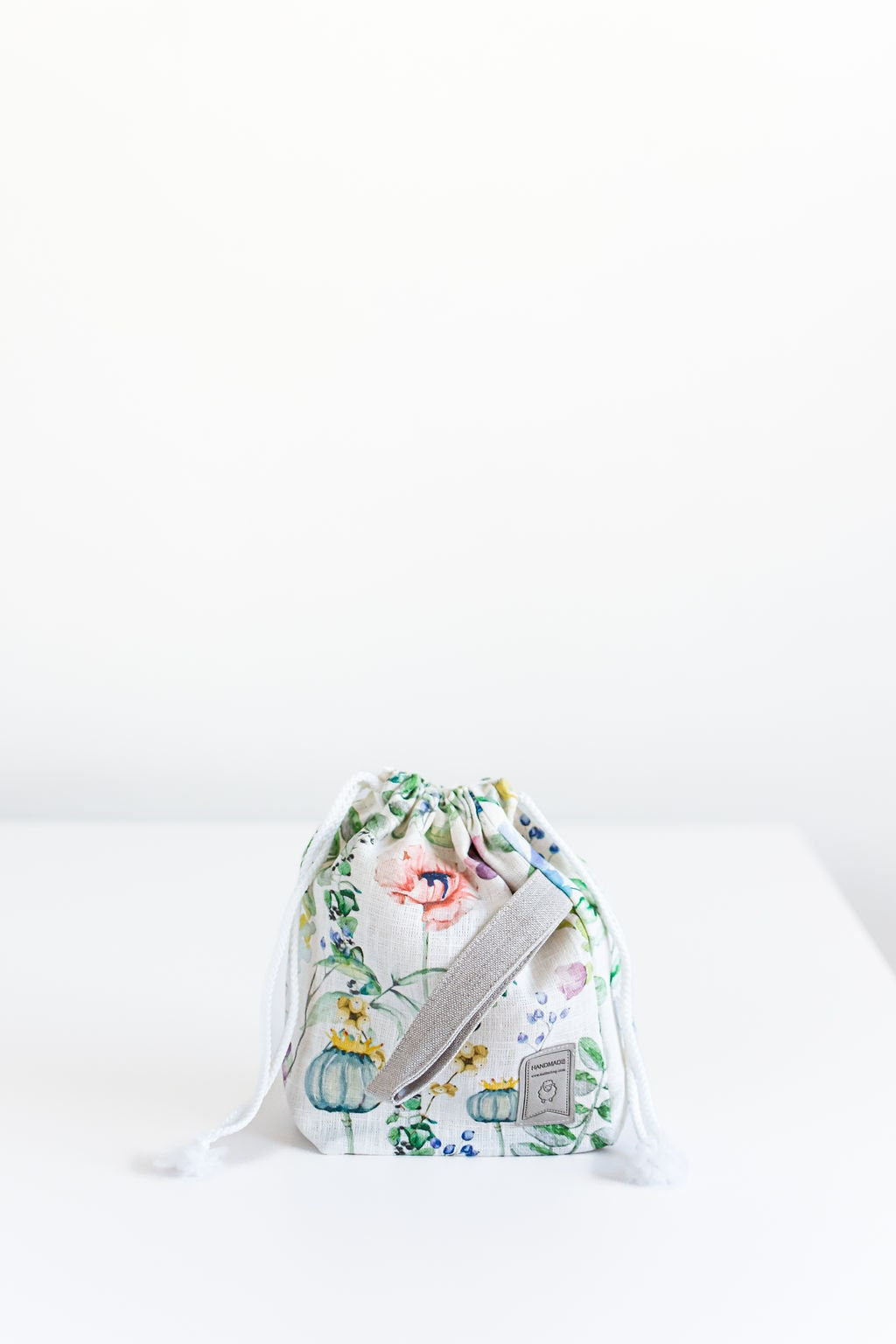 Set of 3 Summer Meadow print Project Bags. Sizes XL, Large and Small.