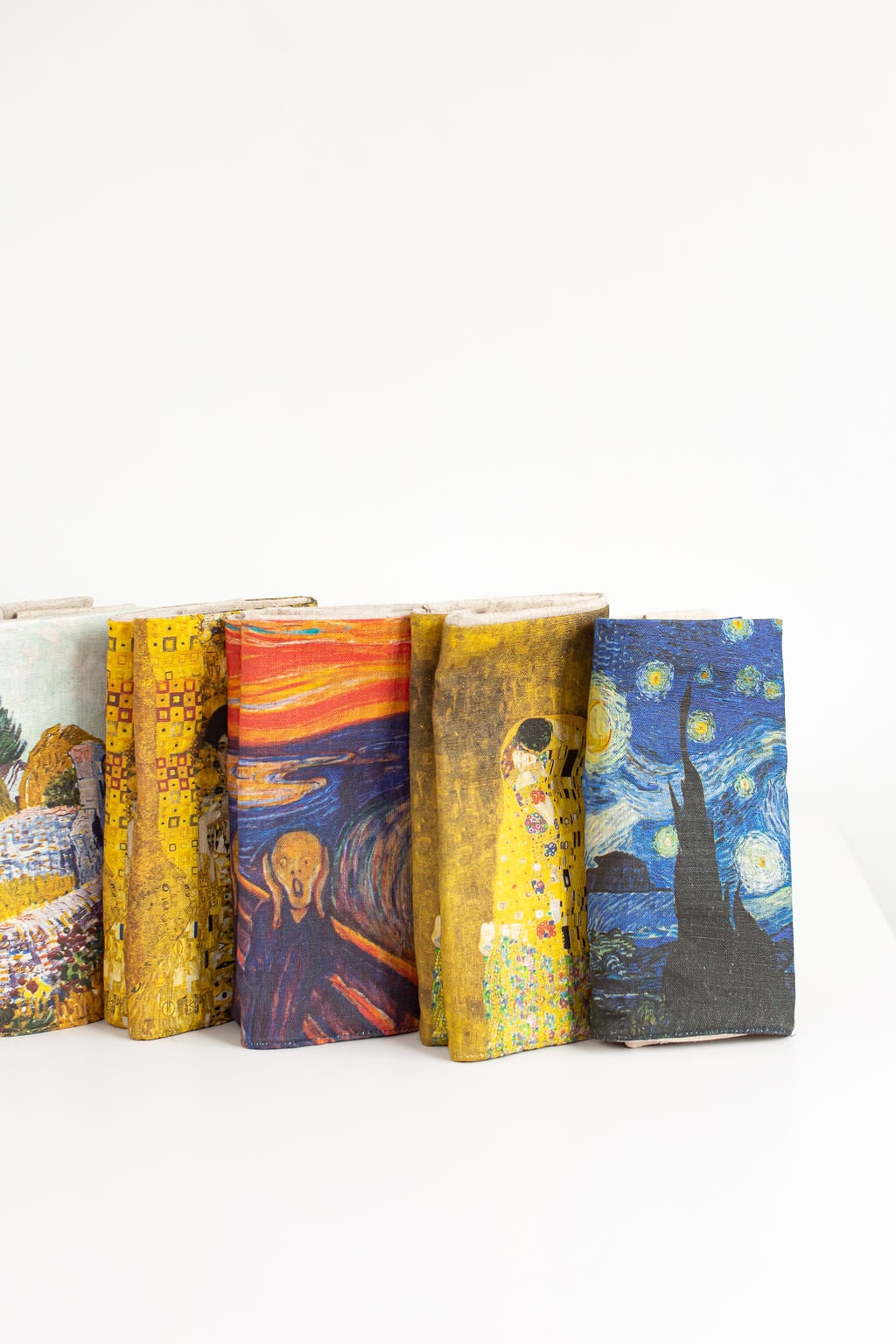 Vincent van Gogh Starry night print Stylish Case for Crochet Hooks - 21 Pockets for Circular Needles & 24 for Socks Needles
