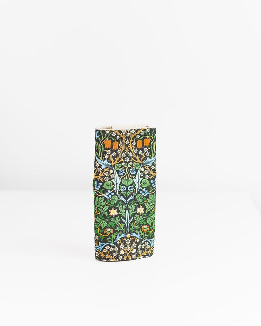 William Morris, Blackthorn print Stylish Case for Crochet Hooks - 21 Pockets for Circular Needles & 24 for Socks Needles unique needle case