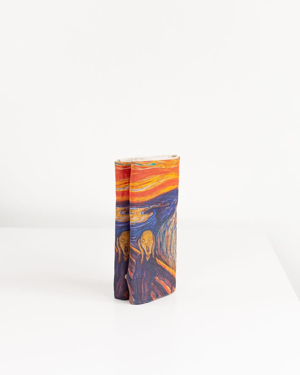 Edvard Munch The Scream print Stylish Case for Crochet Hooks - 21 Pockets for Circular Needles & 24 for Socks Needles
