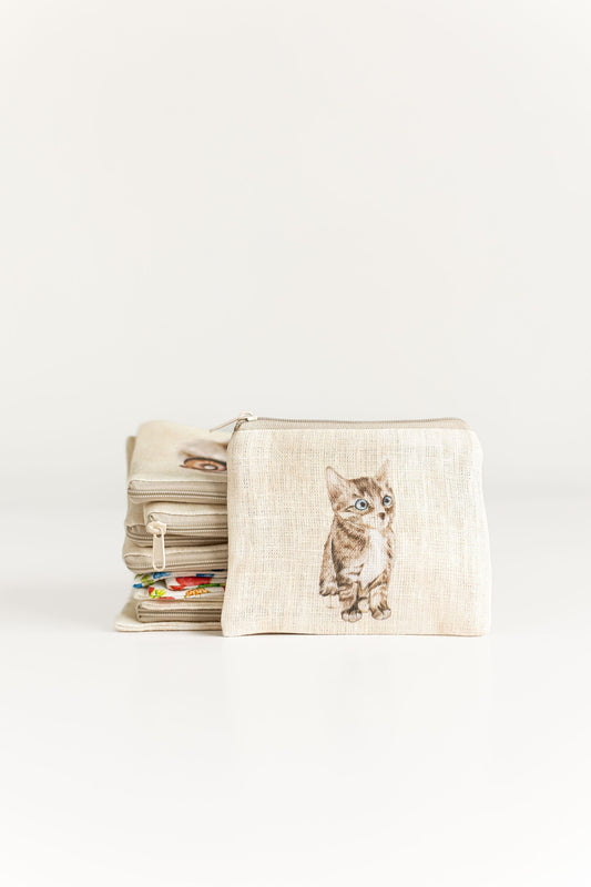 Small coin purse with Cat