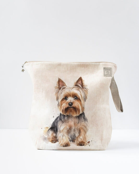 Work in progress Project Bag with Yorkshire Terrier picture